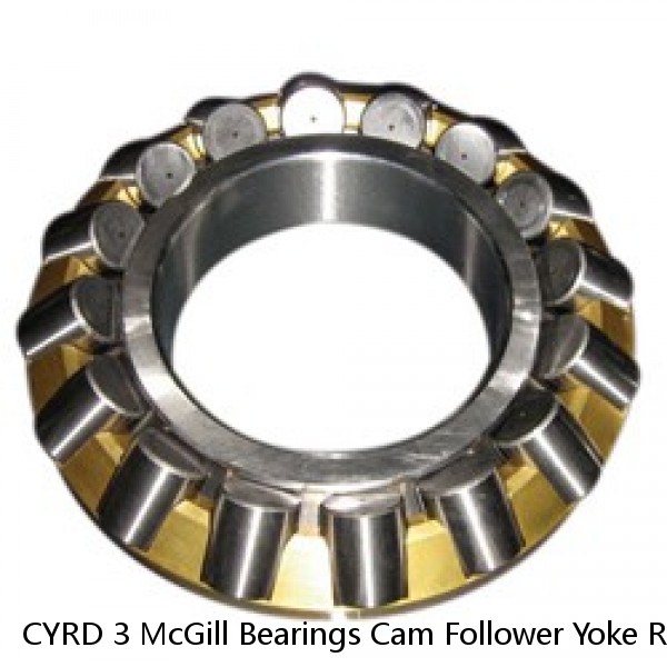 CYRD 3 McGill Bearings Cam Follower Yoke Rollers Crowned  Flat Yoke Rollers