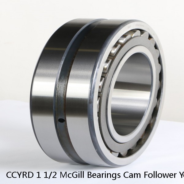 CCYRD 1 1/2 McGill Bearings Cam Follower Yoke Rollers Crowned  Flat Yoke Rollers